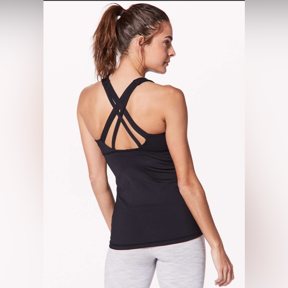 Size 4 Lululemon Stash N Run Tank *Medium Support For B/C Cup